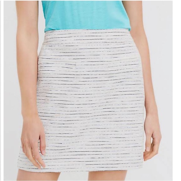 NWT LOFT Tweed Shift Pocket Skirt - Picture 2 of 10